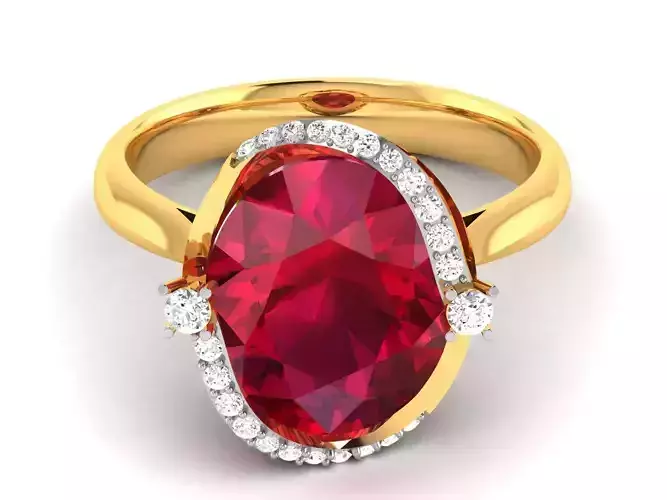 Solitaire Engagement Wedding Women Ring