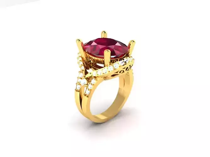 Solitaire Engagement Wedding Women Ring