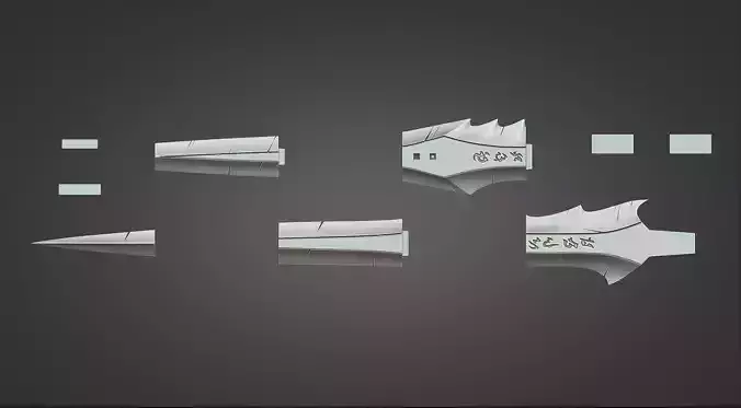 Lich King - Frostmourne v3 - blade support files 