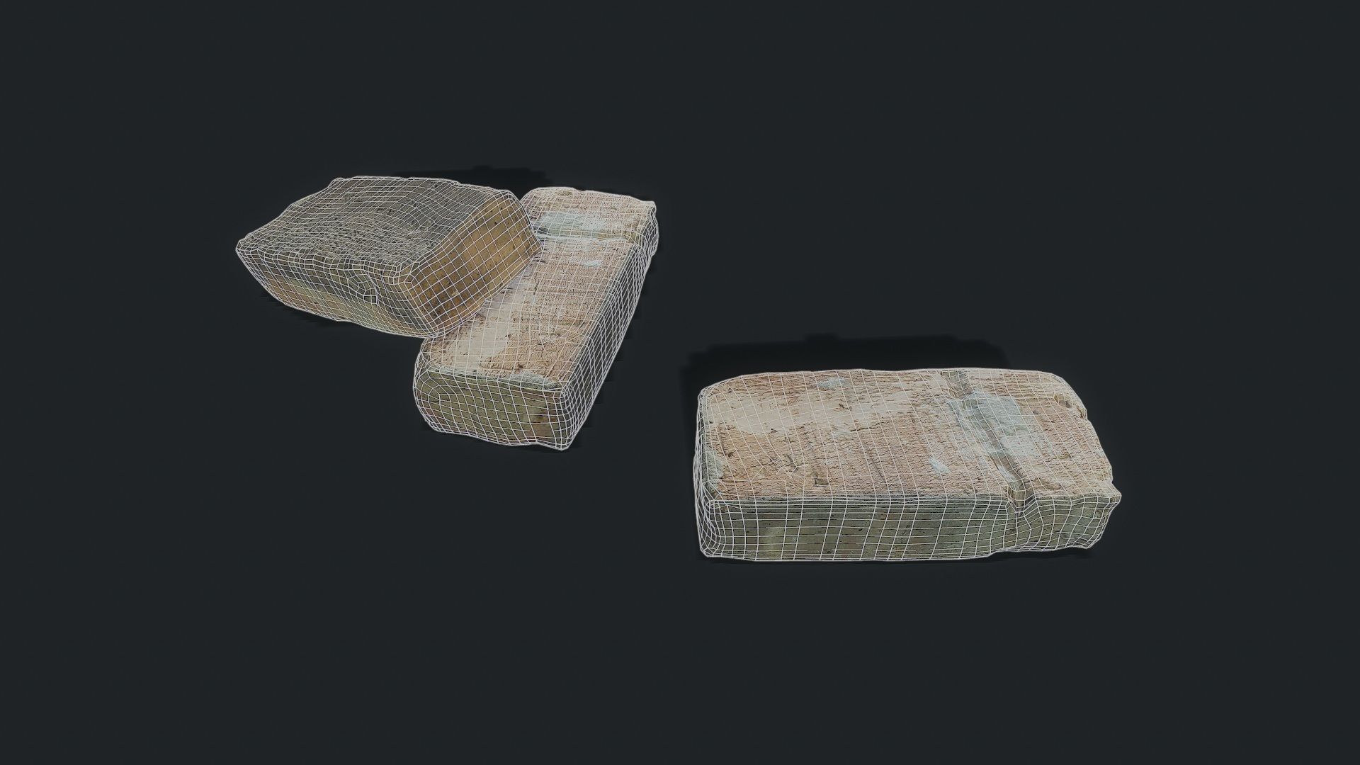 3D Scan Old Brick 10 Low-poly 3D model_1