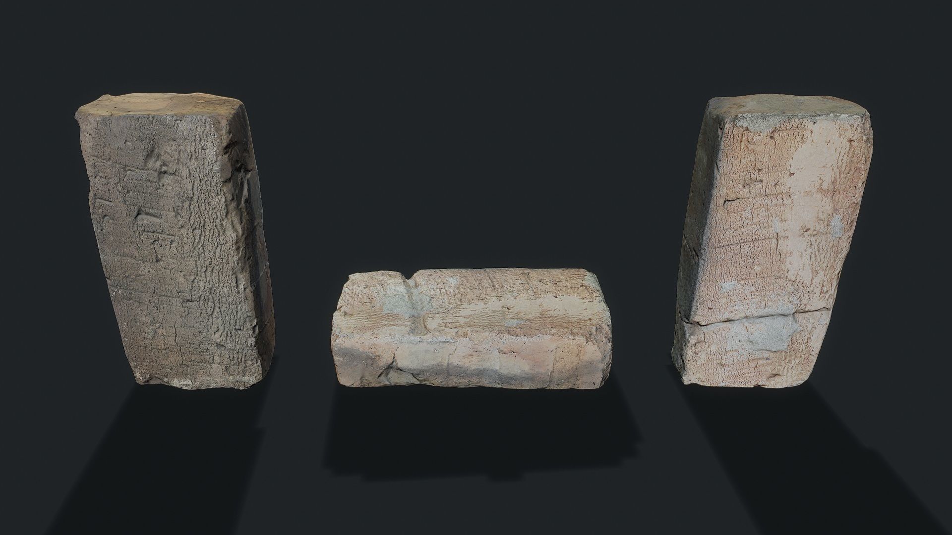 3D Scan Old Brick 10 Low-poly 3D model_8