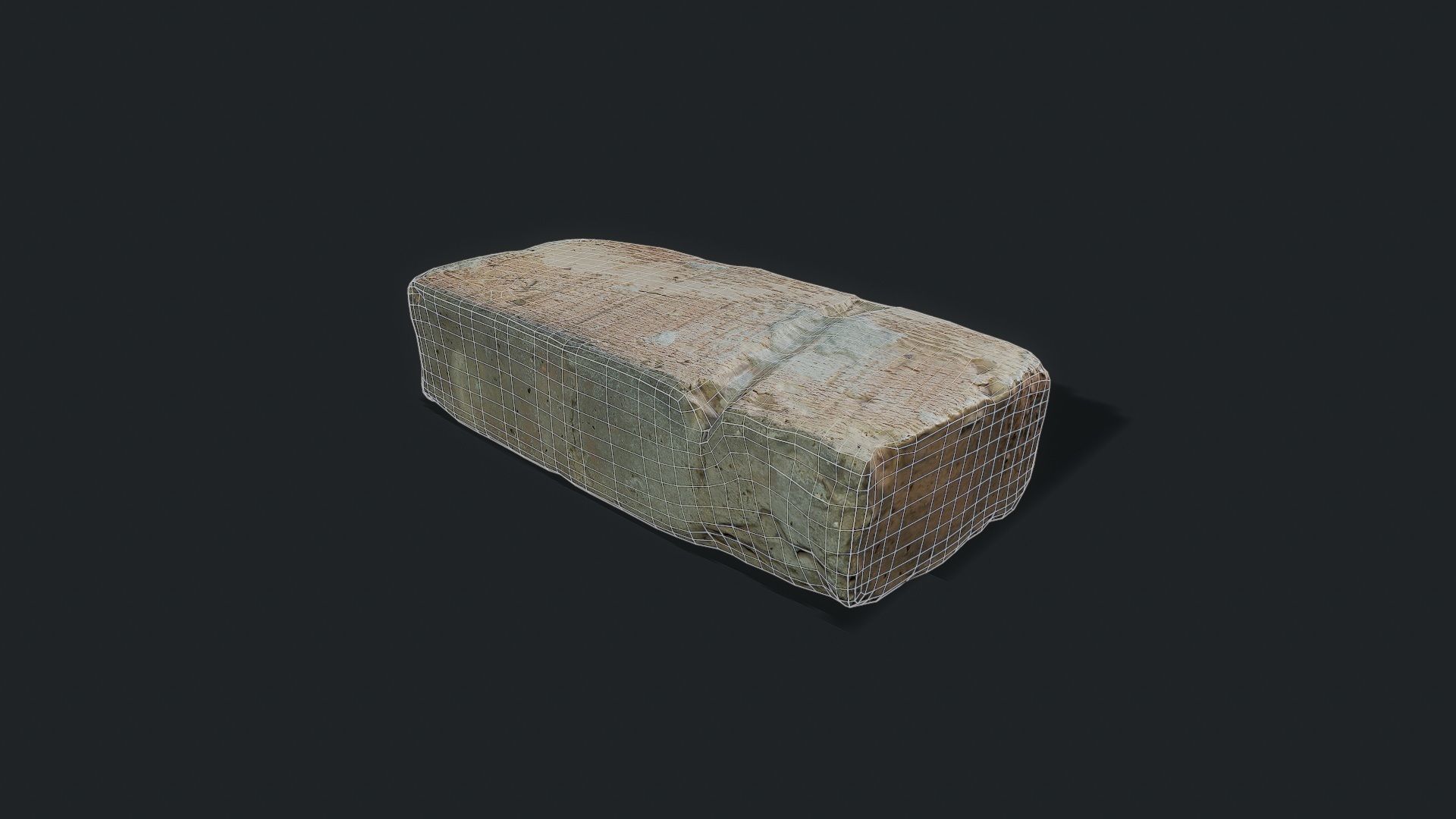 3D Scan Old Brick 10 Low-poly 3D model_3
