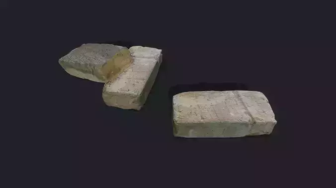3D Scan Old Brick 10