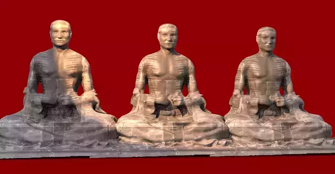 Egyptian Sitting Statue 2