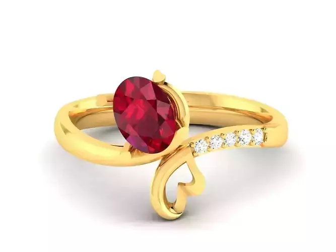 Solitaire Women Engagement Wedding Ring