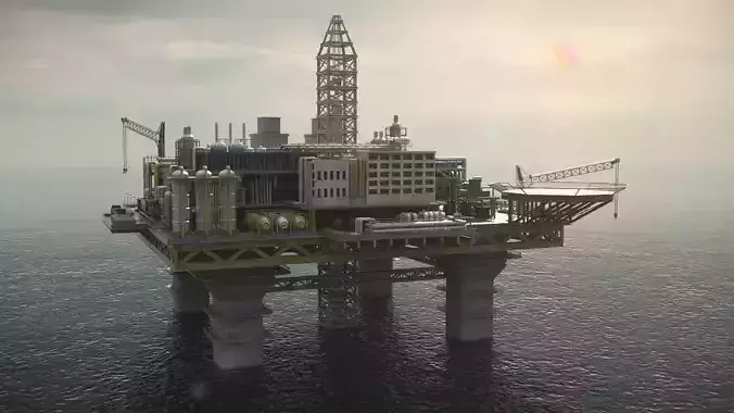 Oil Platform  3D model