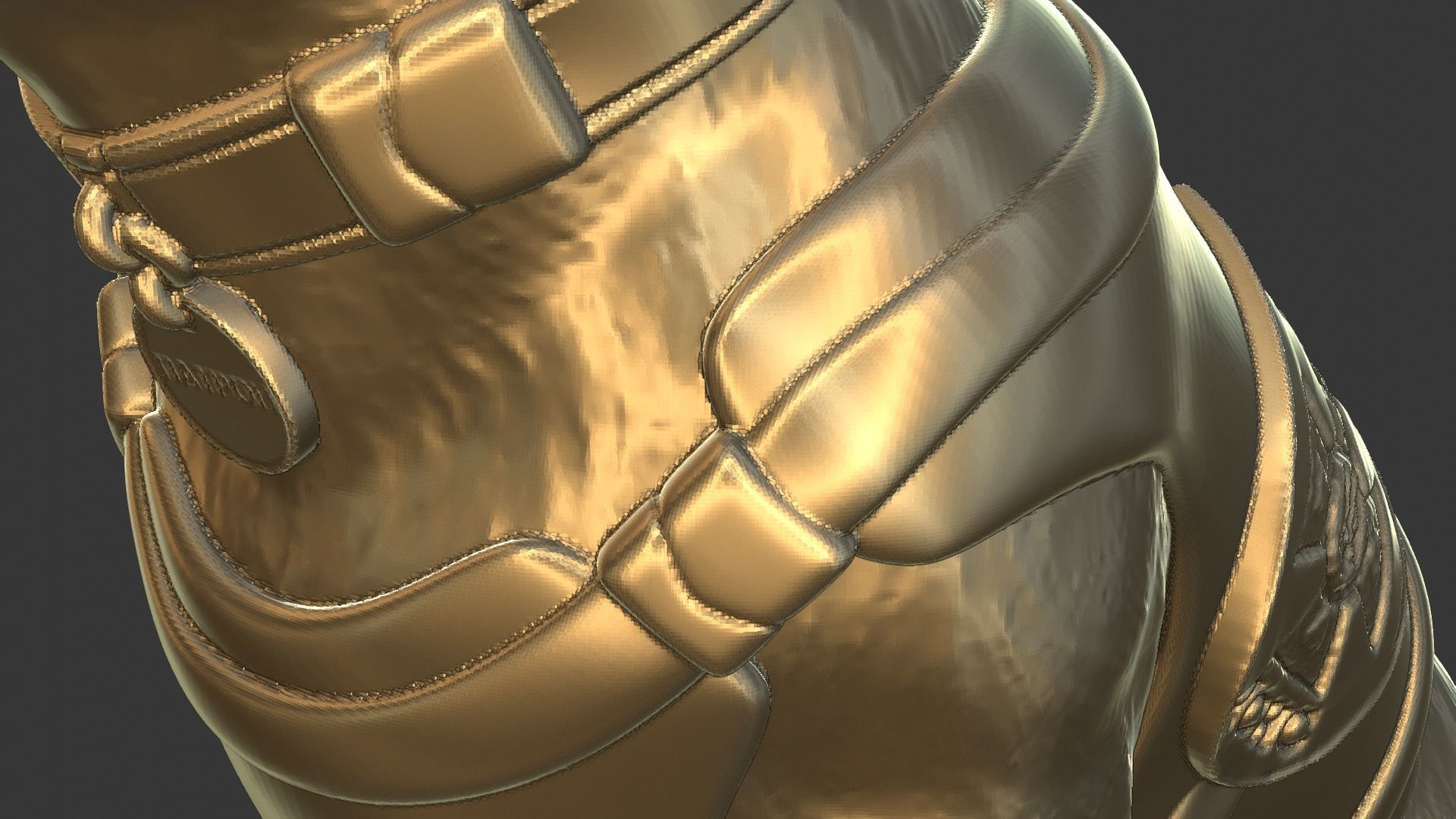 Jack Russell Terrier Patron Ukrainian Dog Landmine Finder 3D print model_11