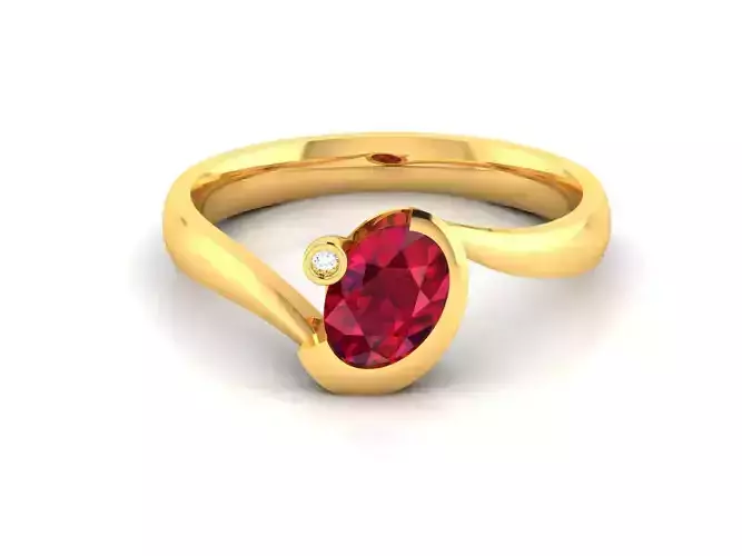 Solitaire Women Engagement Wedding Ring