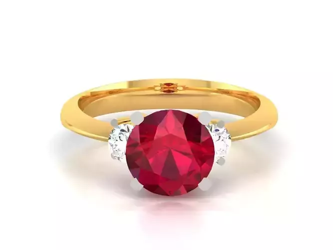 Solitaire Wedding Engagement Ring