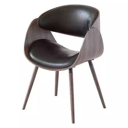 Corvus Mid-century Modern Accent Chair 3D model 4