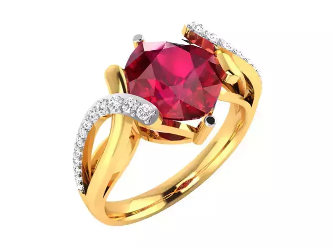 Solitaire Wedding Engagement Ring