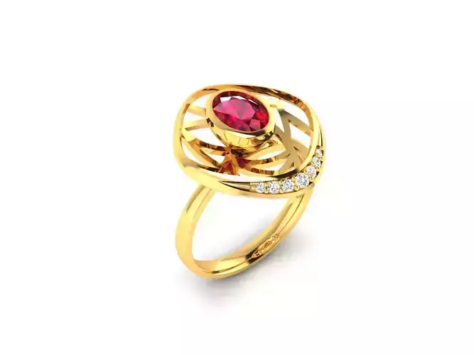 Solitaire Wedding Engagement Ring