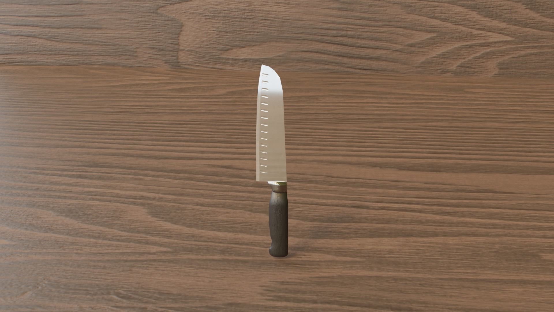 kitchen knives collection 3D model_1