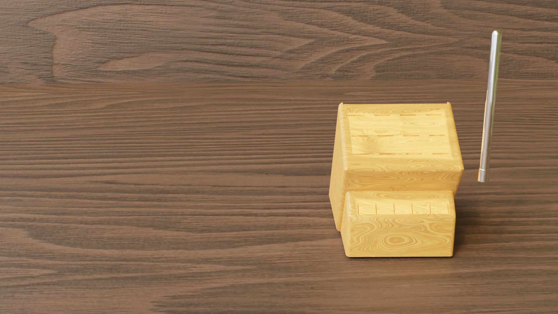 kitchen knives collection 3D model_4