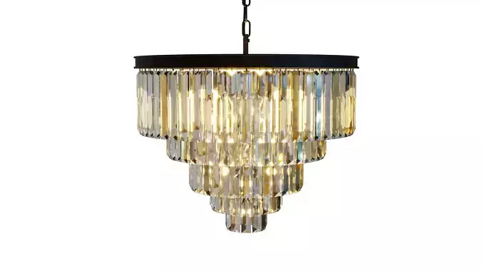 Crystal Chandelier 3D model