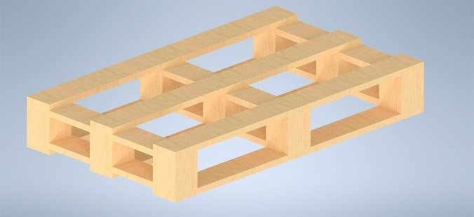 Pallet Coffee Table  Free 3D print model
