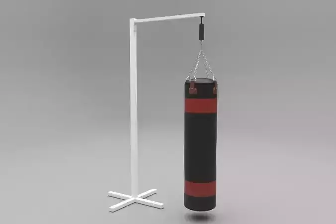 Boxing Sandbag Low-poly 3D model