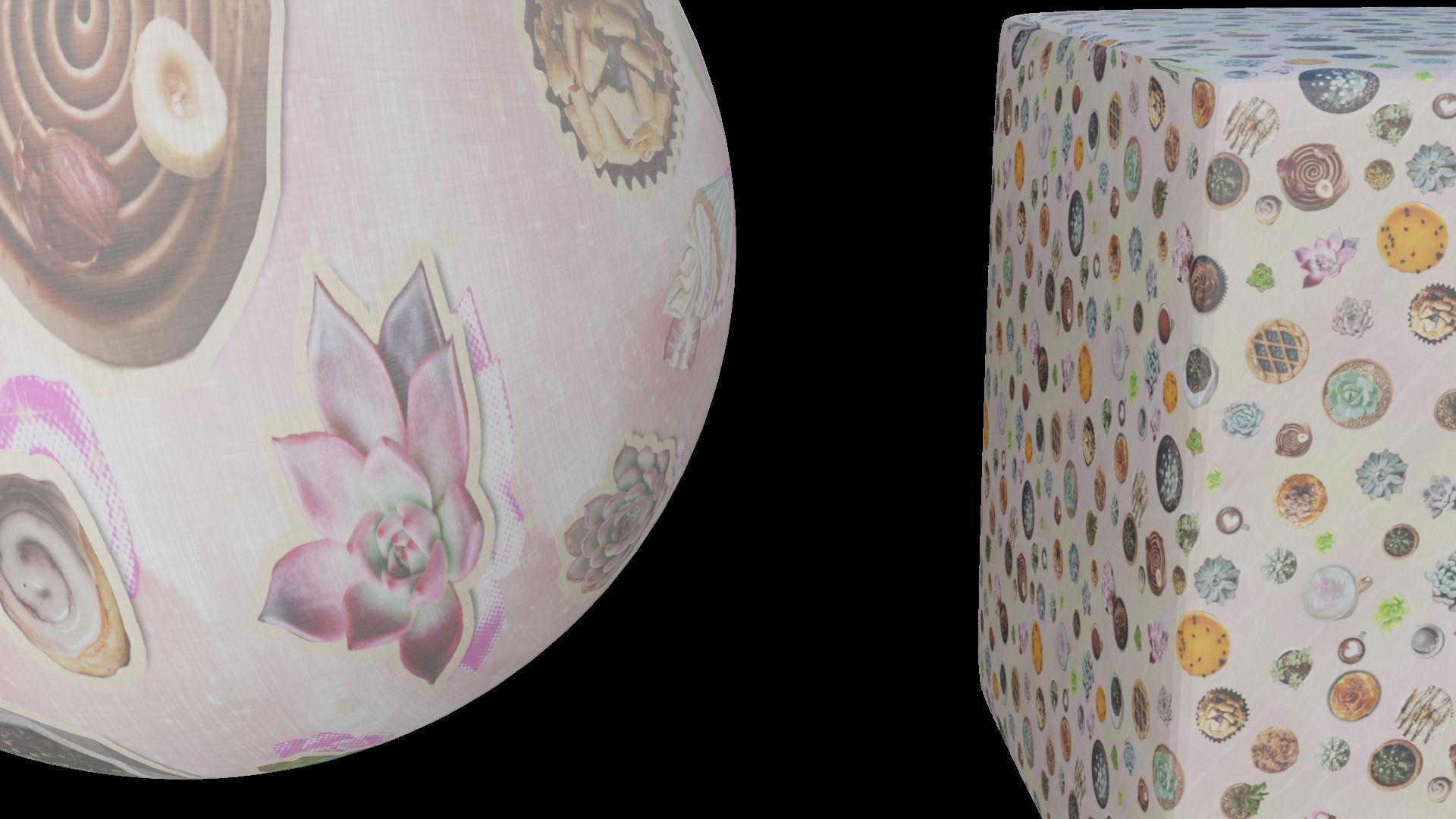 4 Automatic Fabric seamless bakery pbr material textures 3D model_17