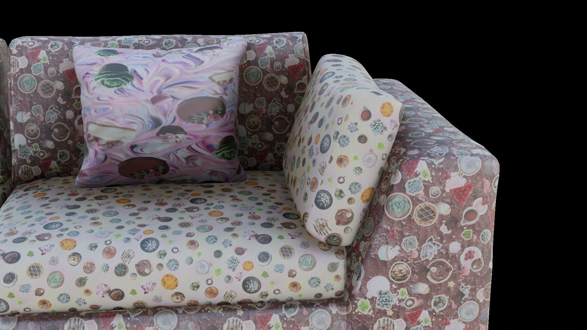 4 Automatic Fabric seamless bakery pbr material textures 3D model_5