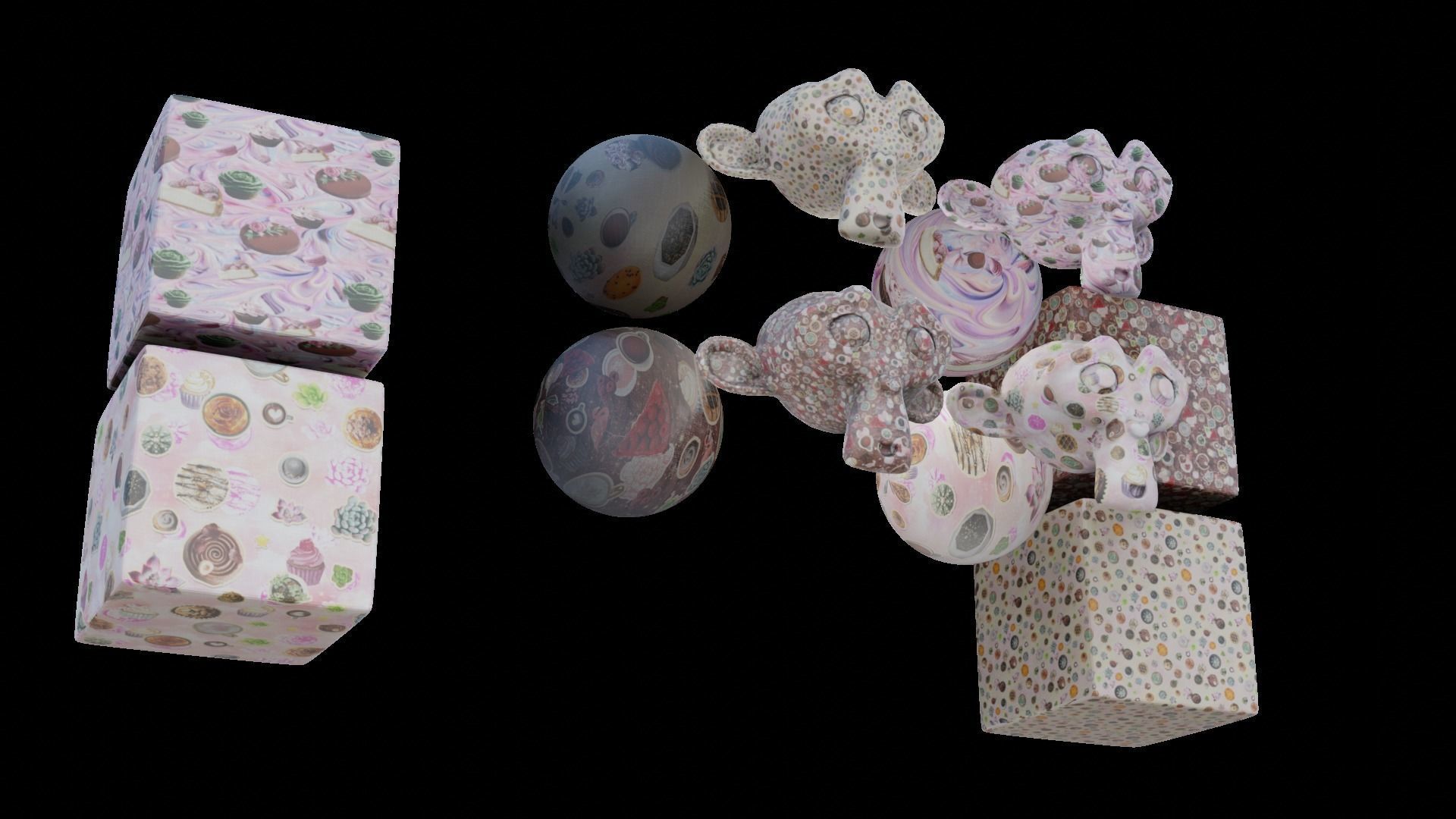 4 Automatic Fabric seamless bakery pbr material textures 3D model_20