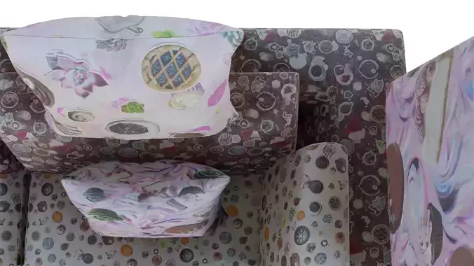 4 Automatic Fabric seamless bakery pbr material textures 3D model