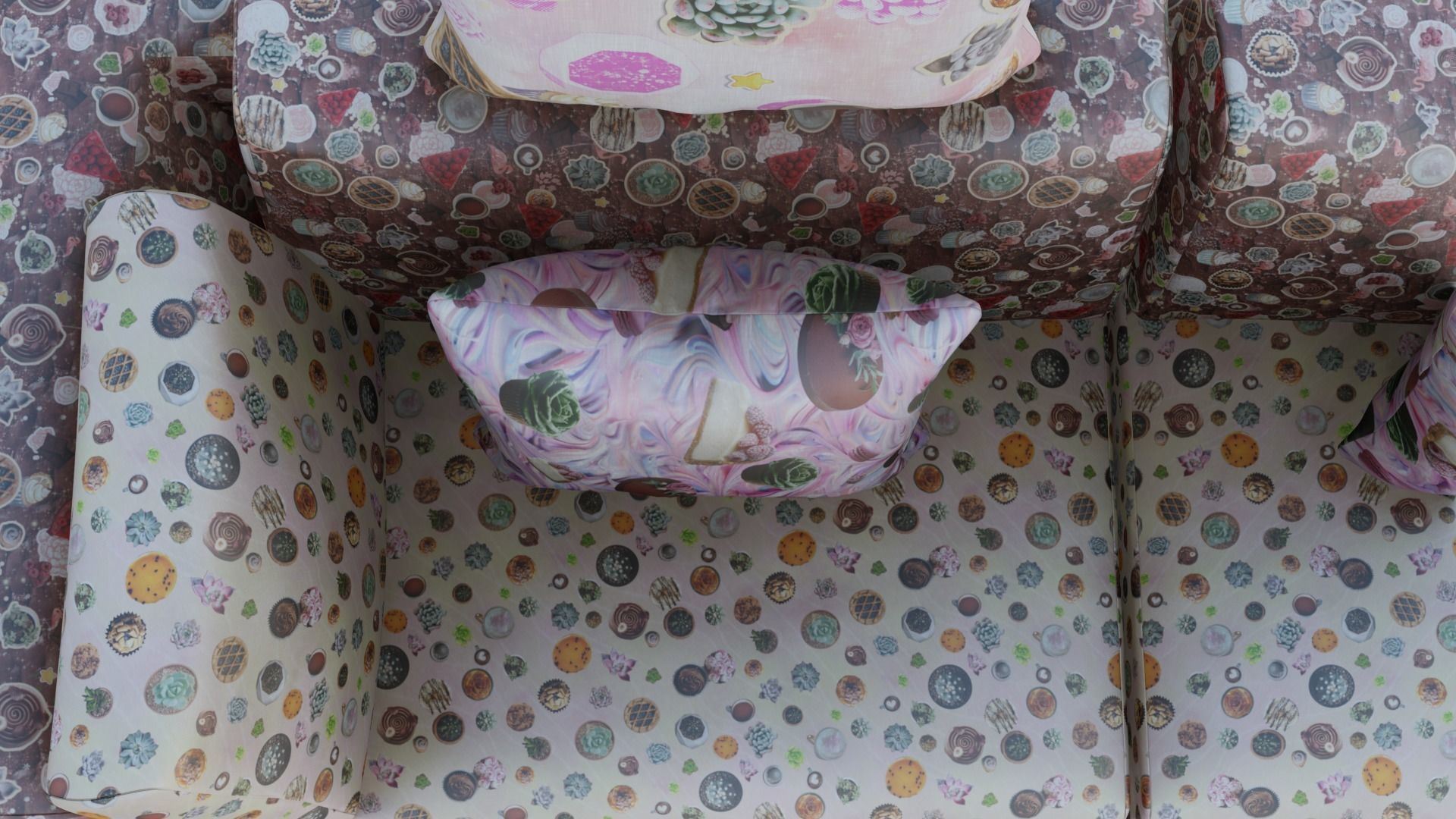 4 Automatic Fabric seamless bakery pbr material textures 3D model_18