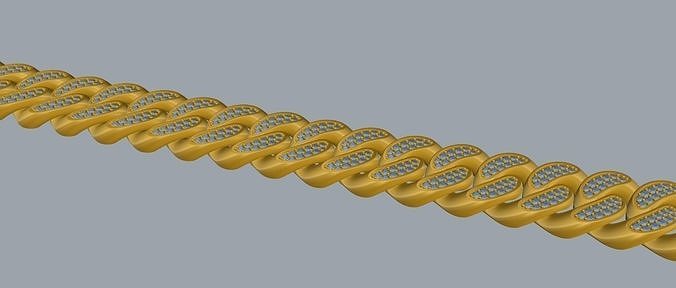 Cuban chain link 3D print model