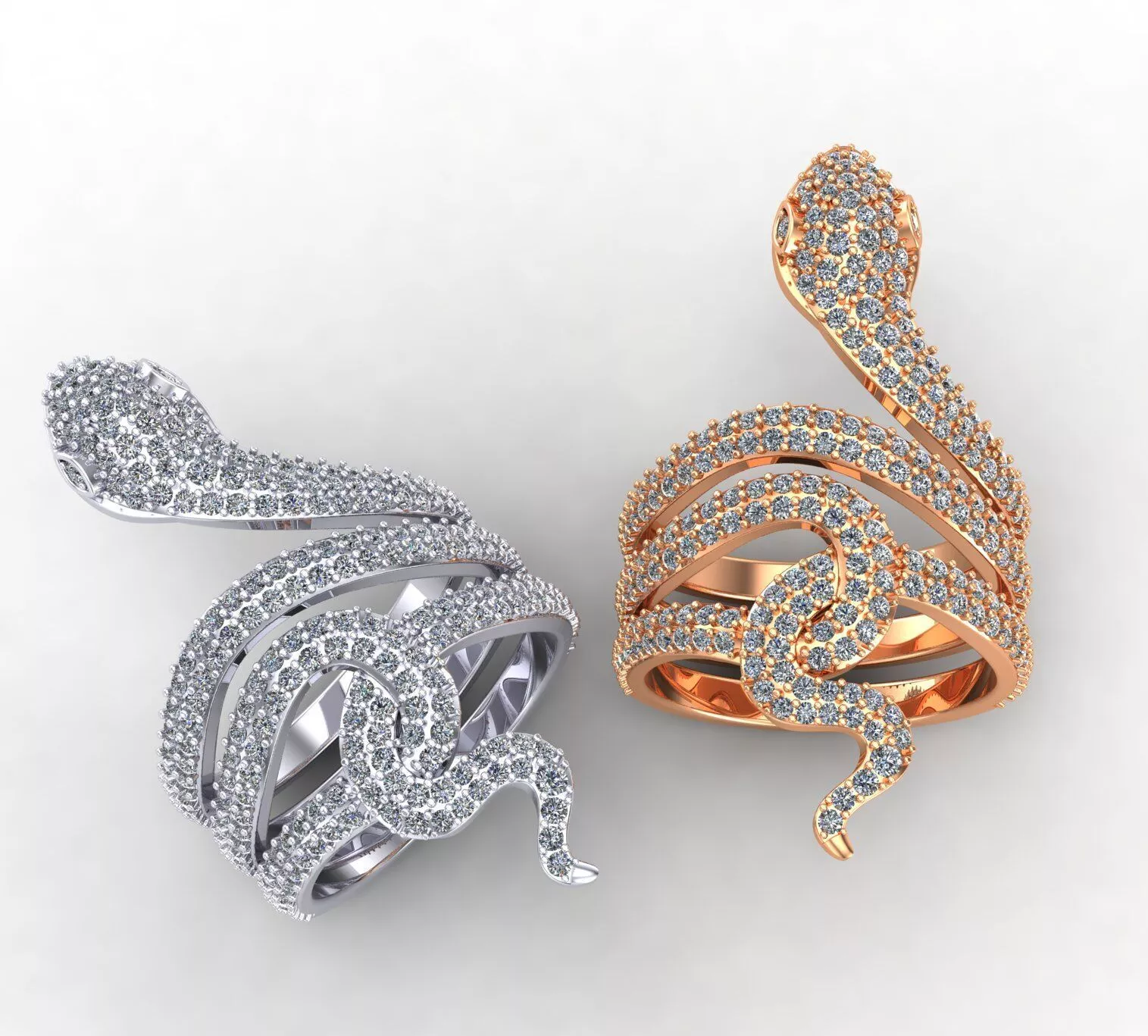 Snake ring 0007 3D print model