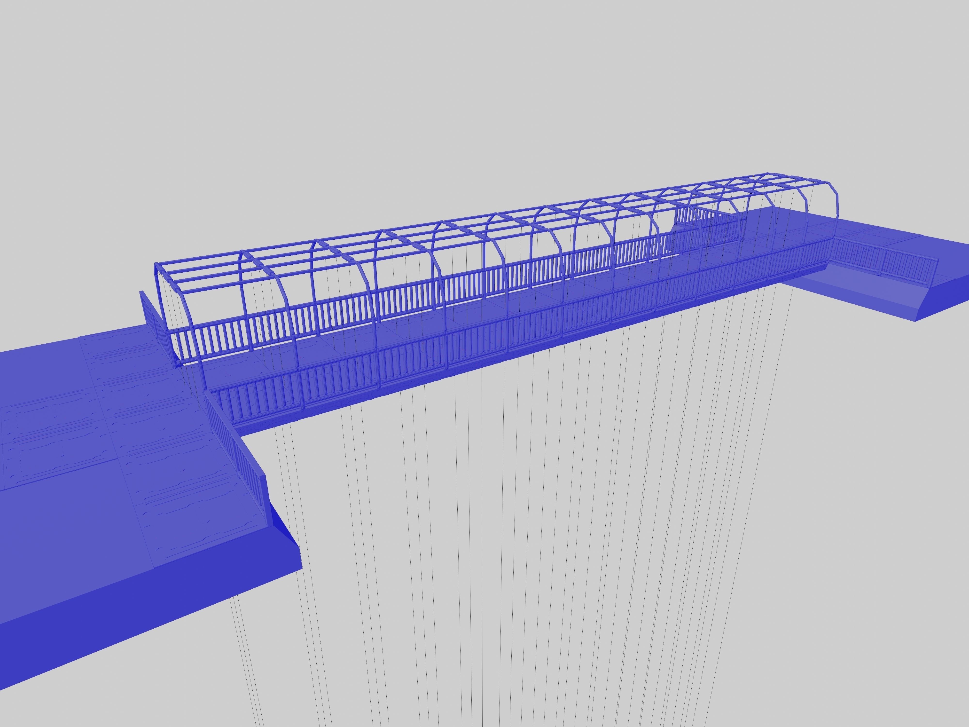 SCIFI-Bridge-Type-5 bridge with railings 3D model_10