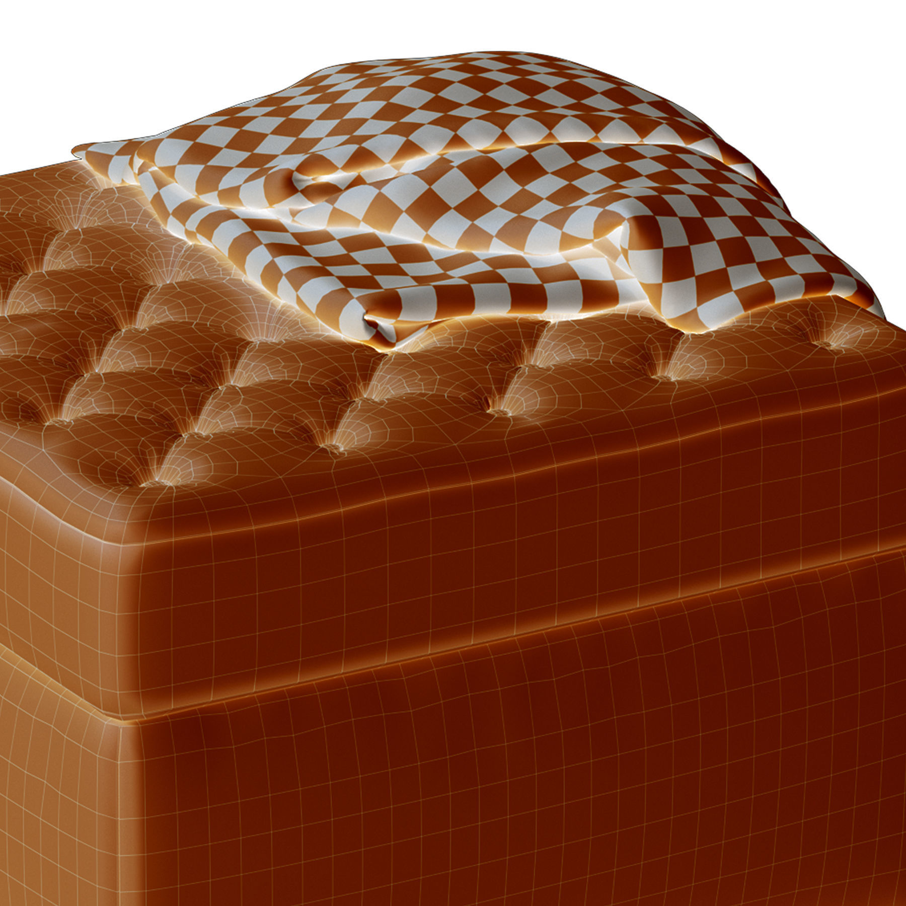 Pouf Haero 3D model_6