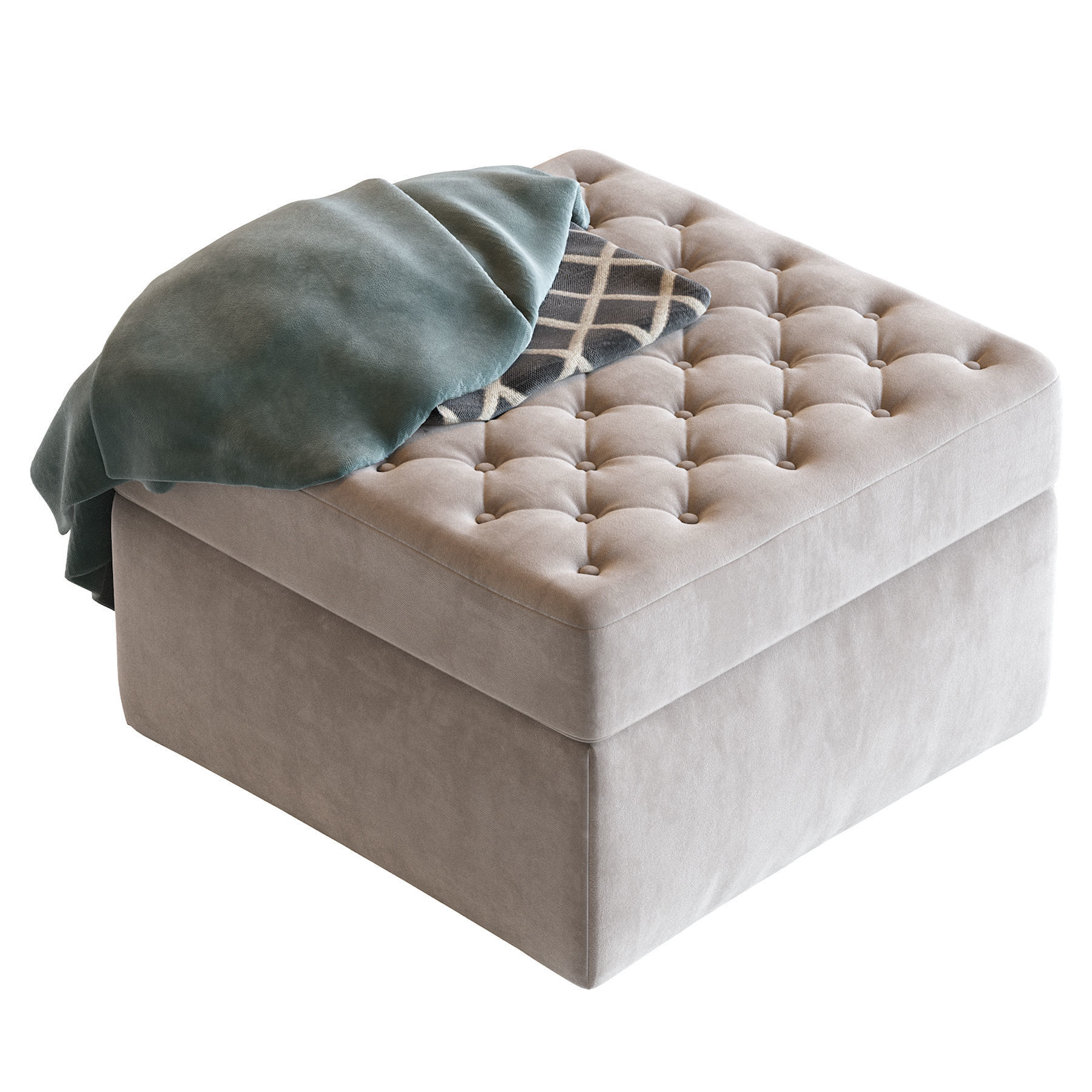 Pouf Haero 3D model_3