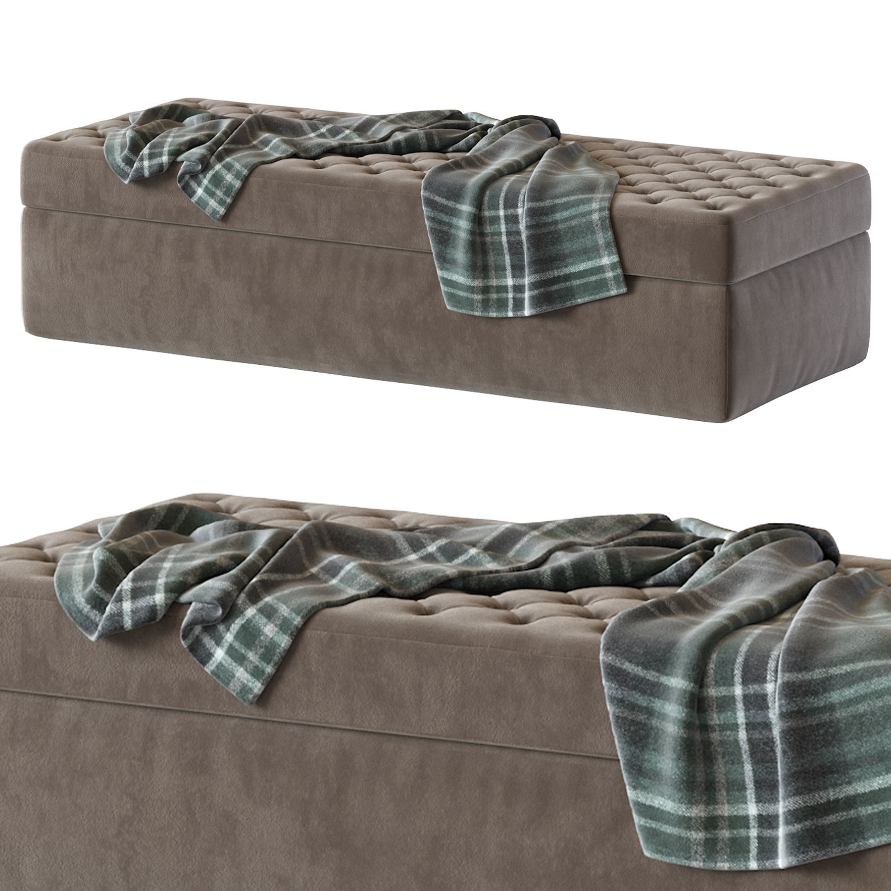 Haero Bench 3D model_3