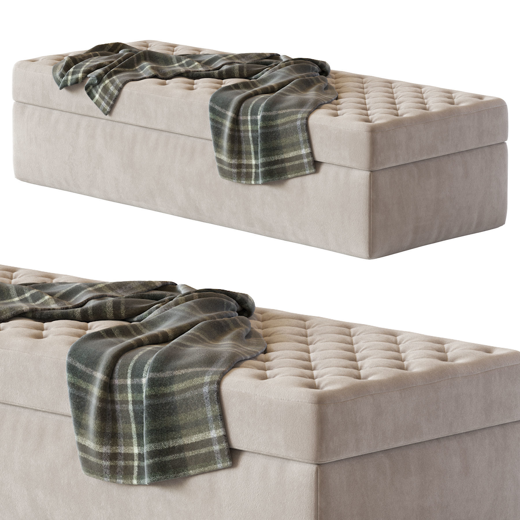 Haero Bench 3D model_1