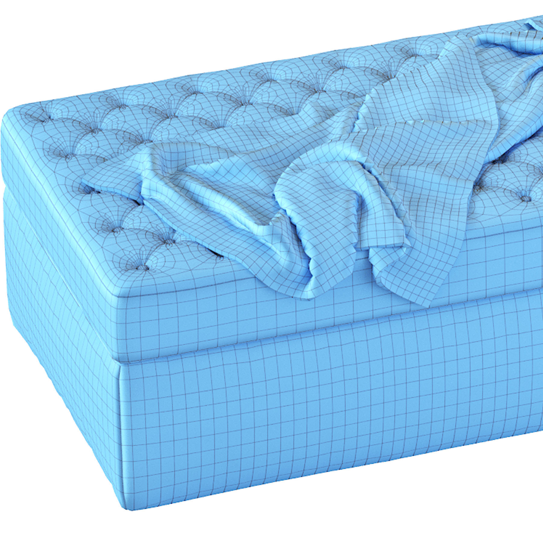 Haero Bench 3D model_6