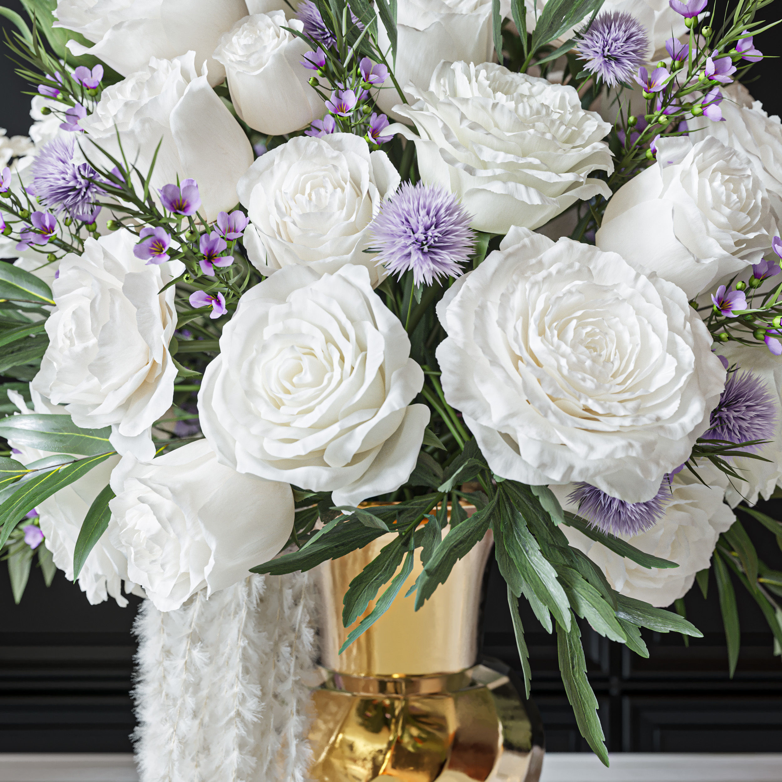 Flower Set 037 3D model_3