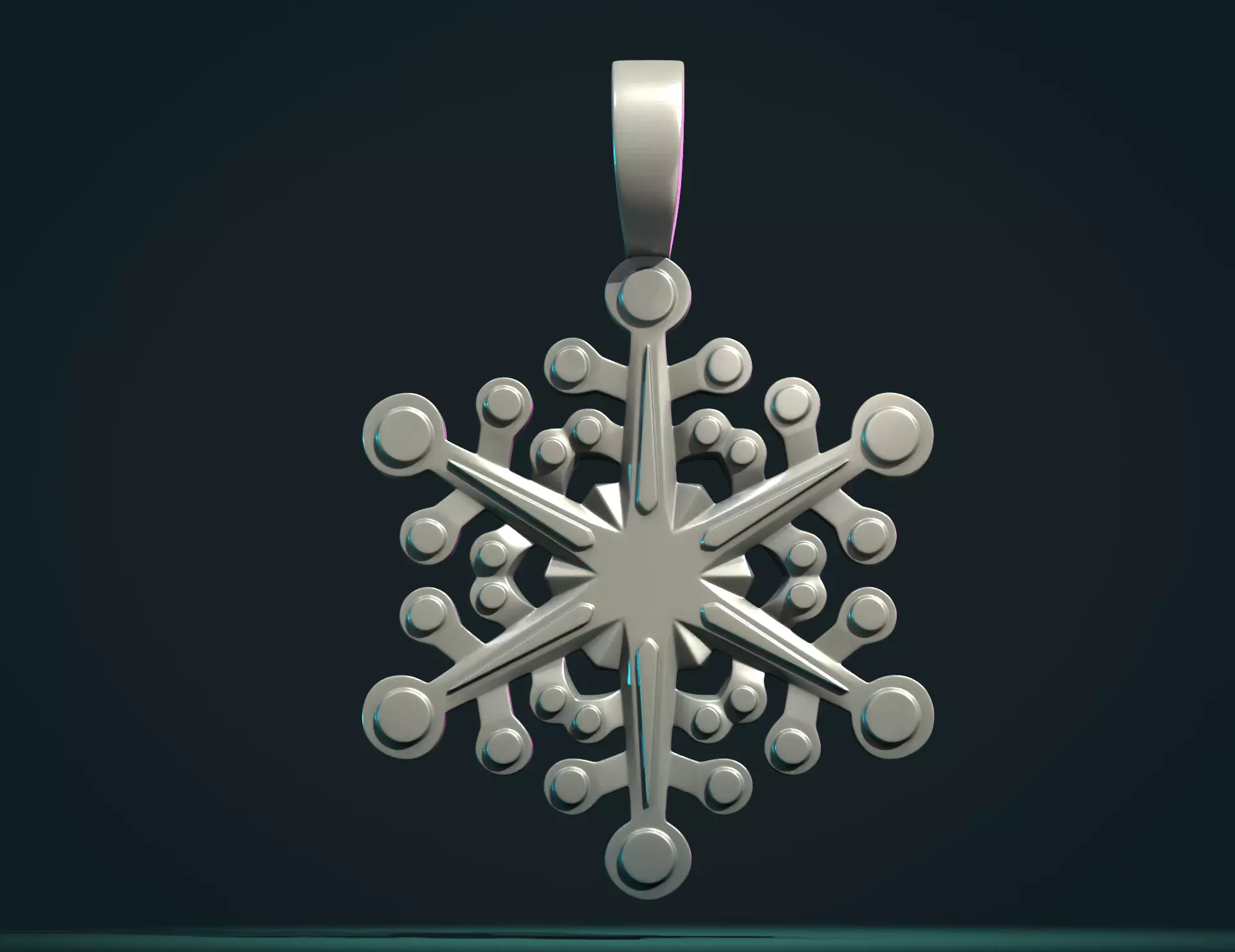 Snow Flake 3D print model_0