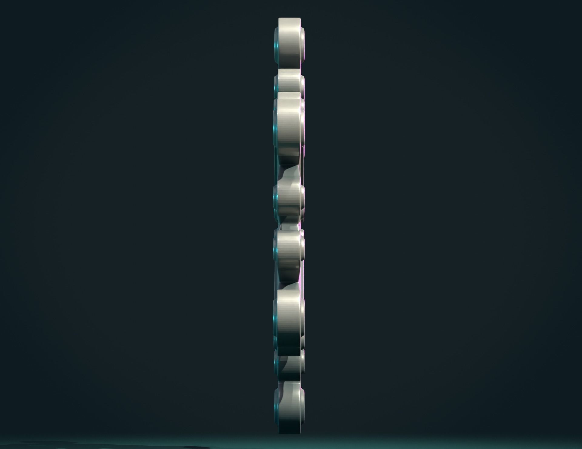 Snow Flake 3D print model_8