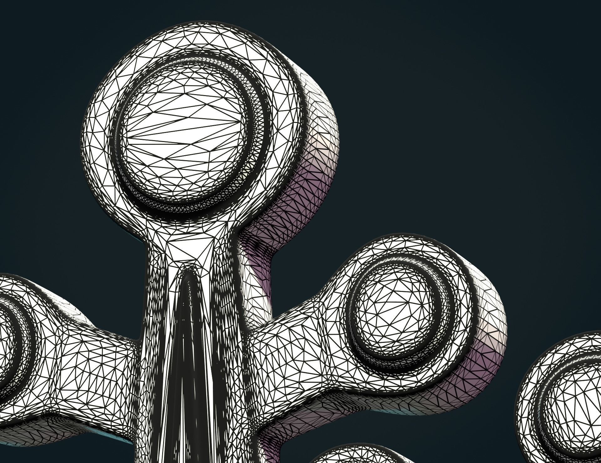 Snow Flake 3D print model_10