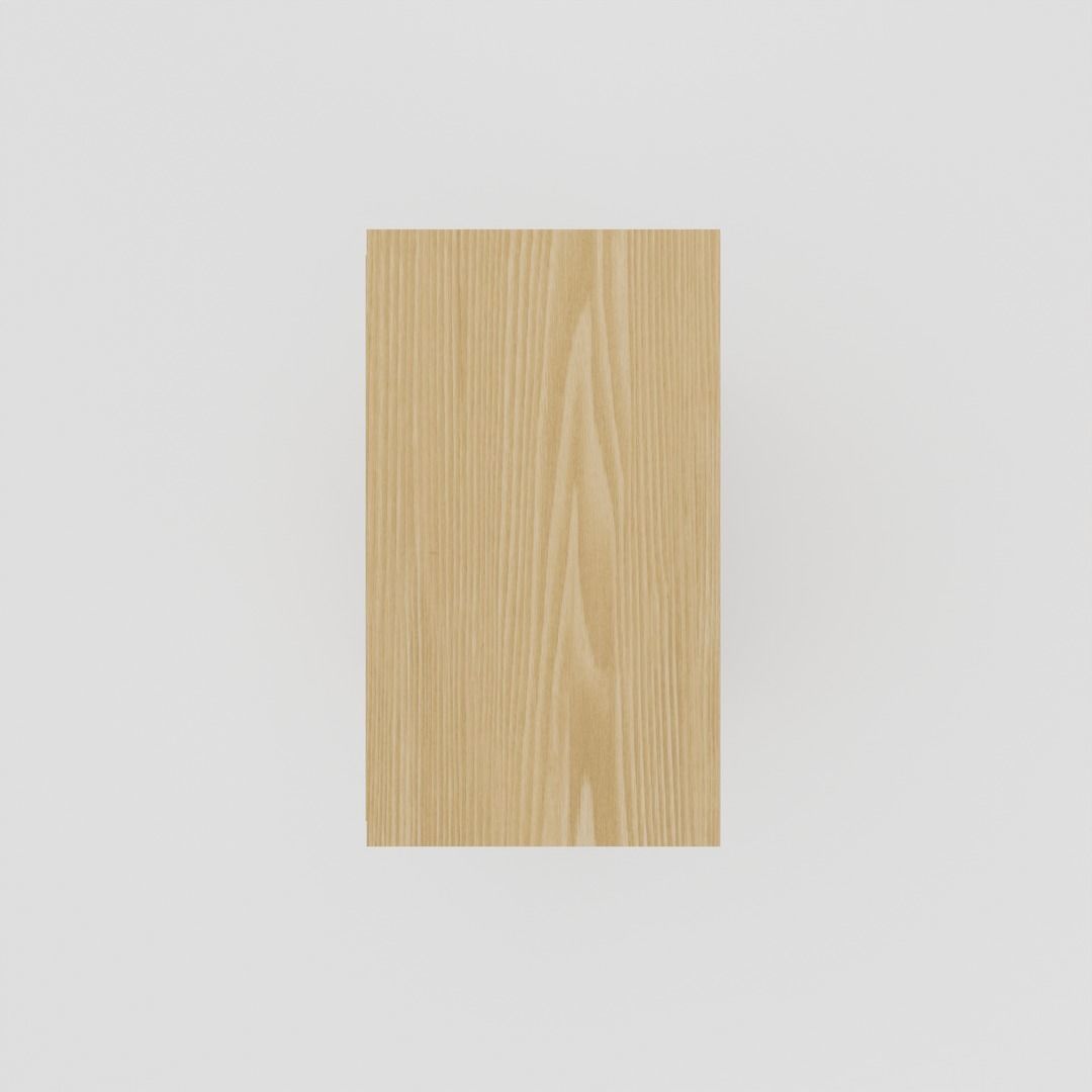minimalist wood drawer cabinet 3D model_5