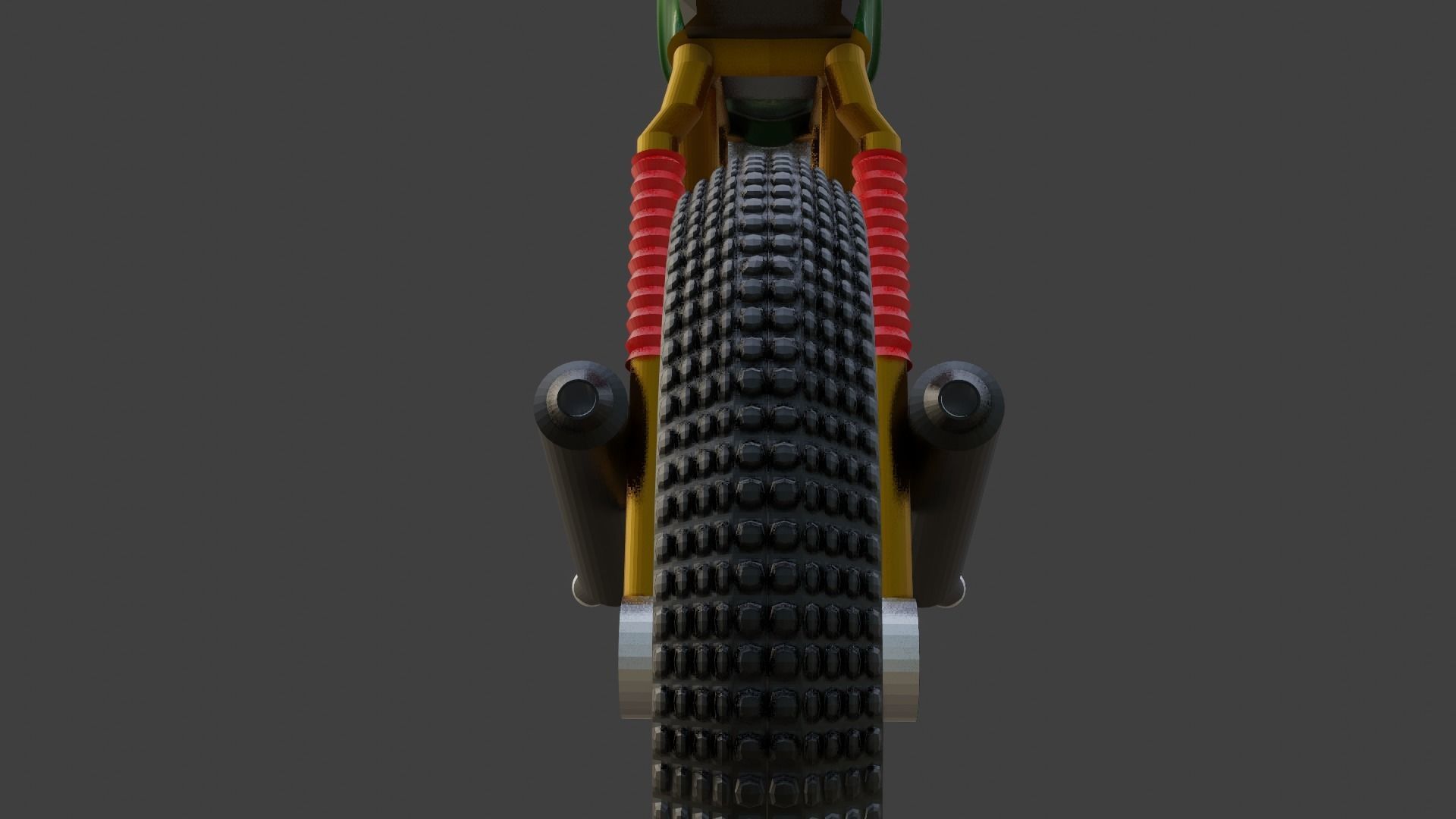 First bike Free low-poly 3D model_4