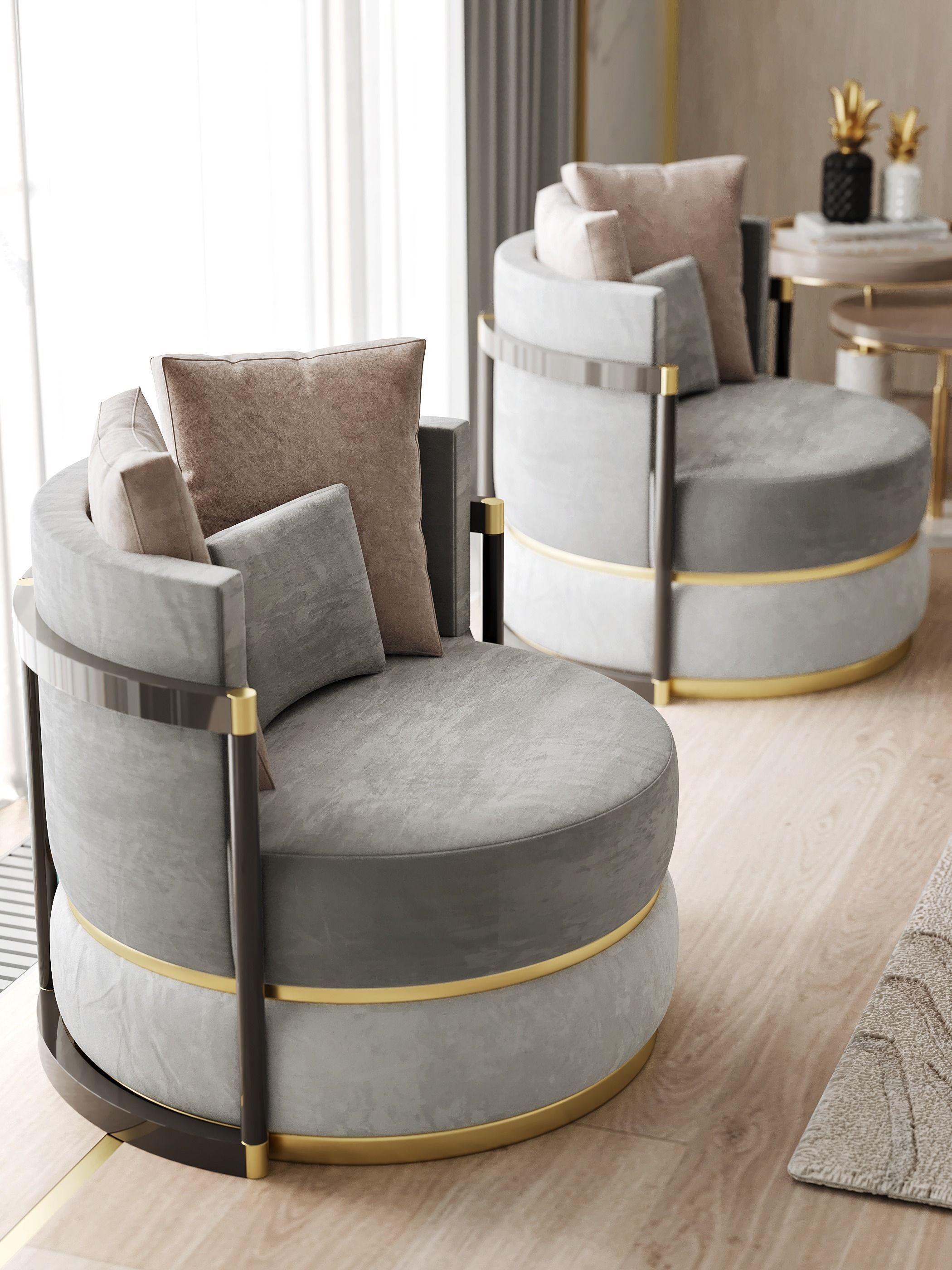 Living Room Design for Frato - Download Scene 3D model_1