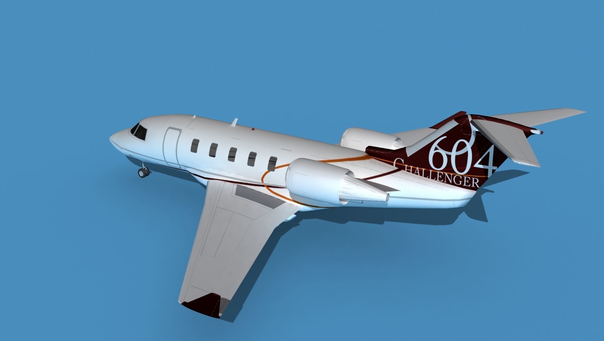 Bombardier CL-604 Challenger V01 3D model_8