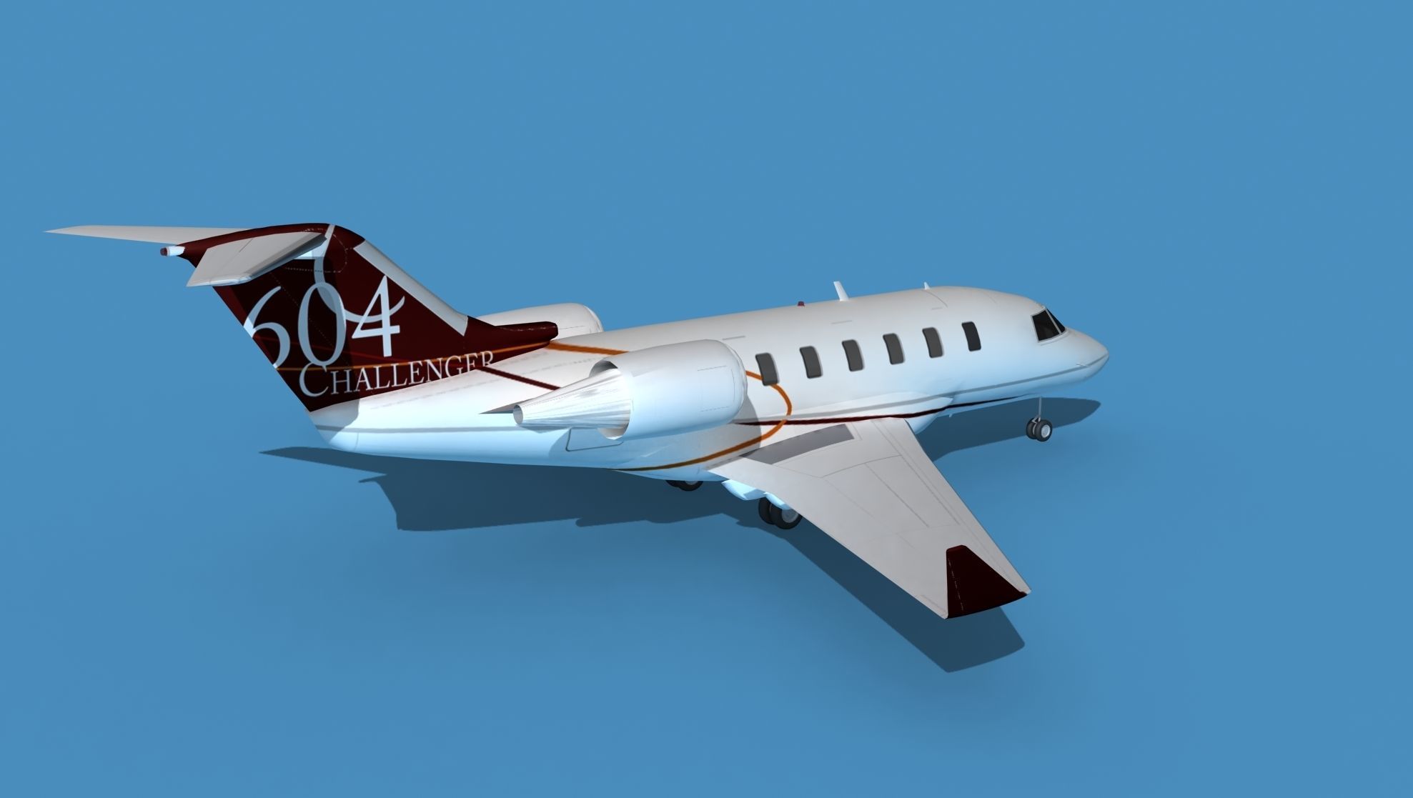 Bombardier CL-604 Challenger V01 3D model_5