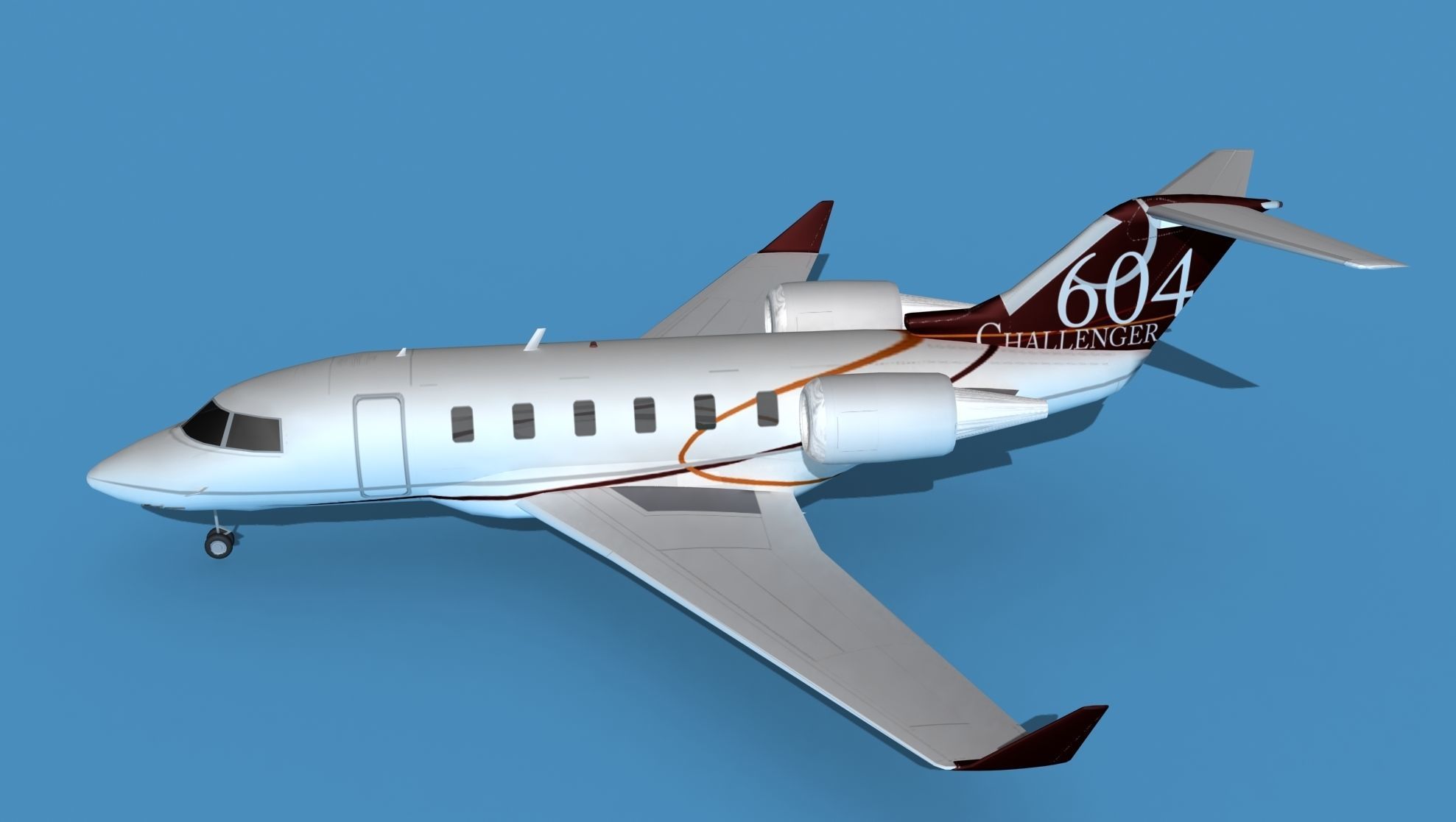Bombardier CL-604 Challenger V01 3D model_9