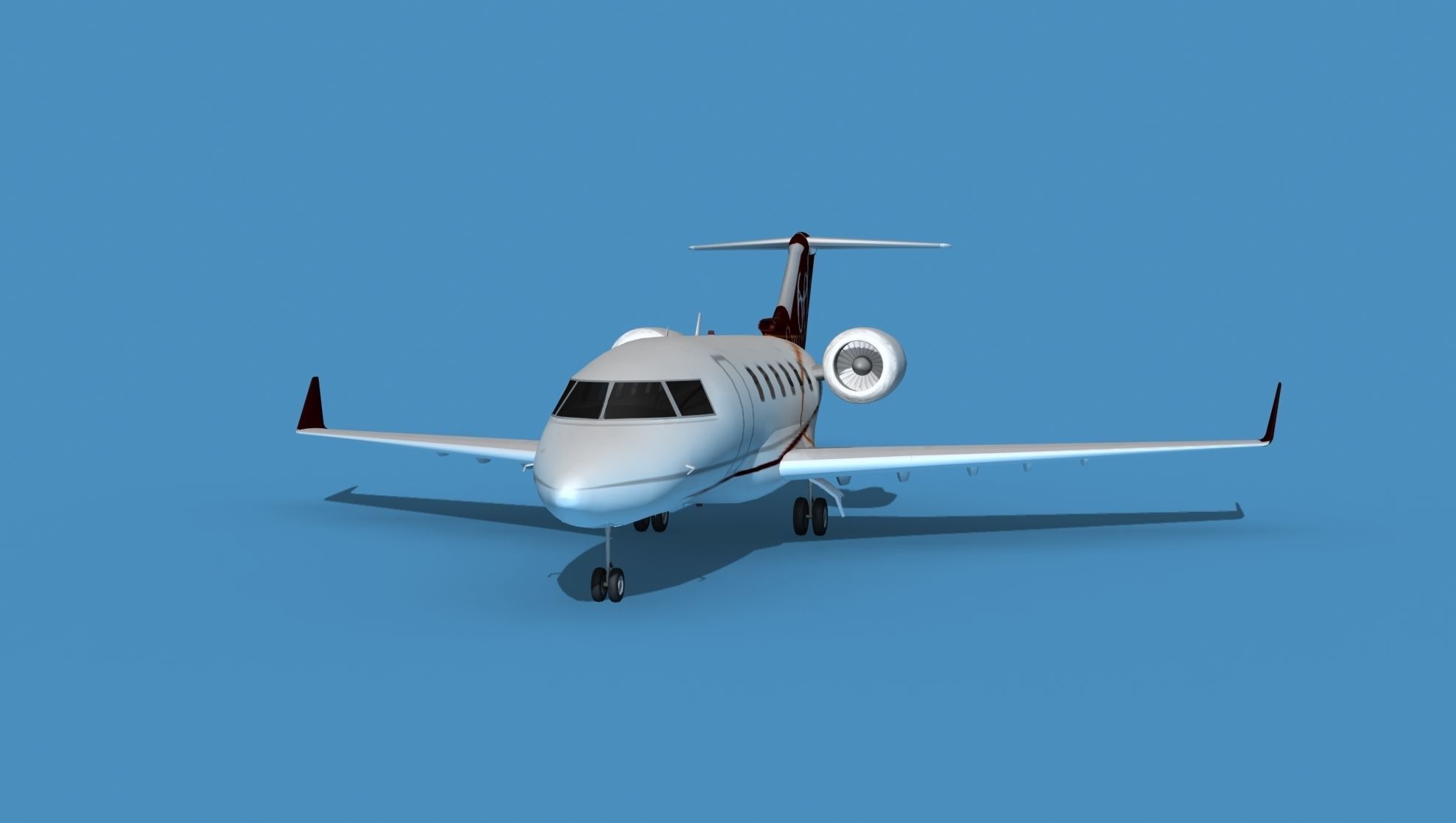Bombardier CL-604 Challenger V01 3D model_1