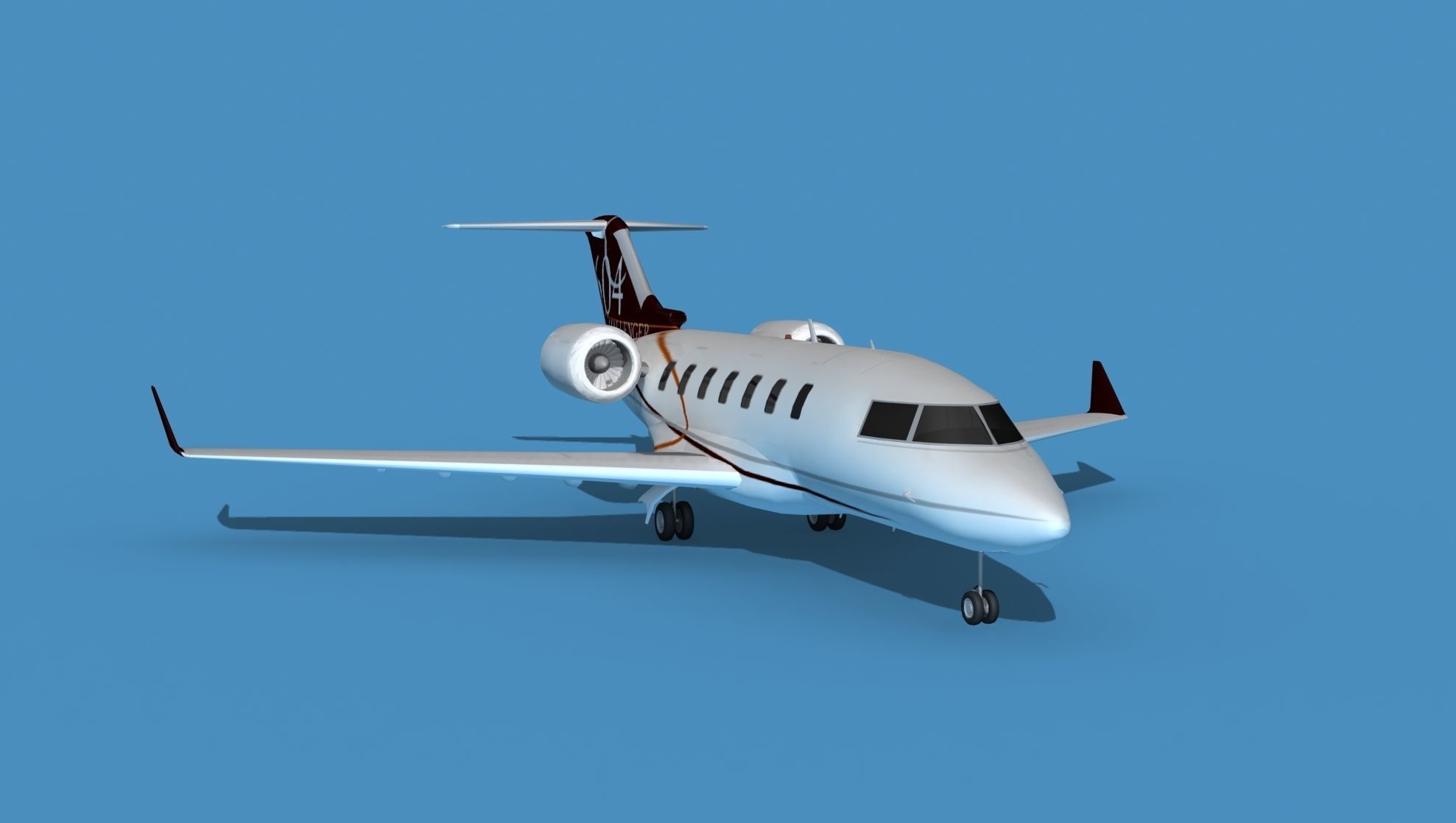 Bombardier CL-604 Challenger V01 3D model_2