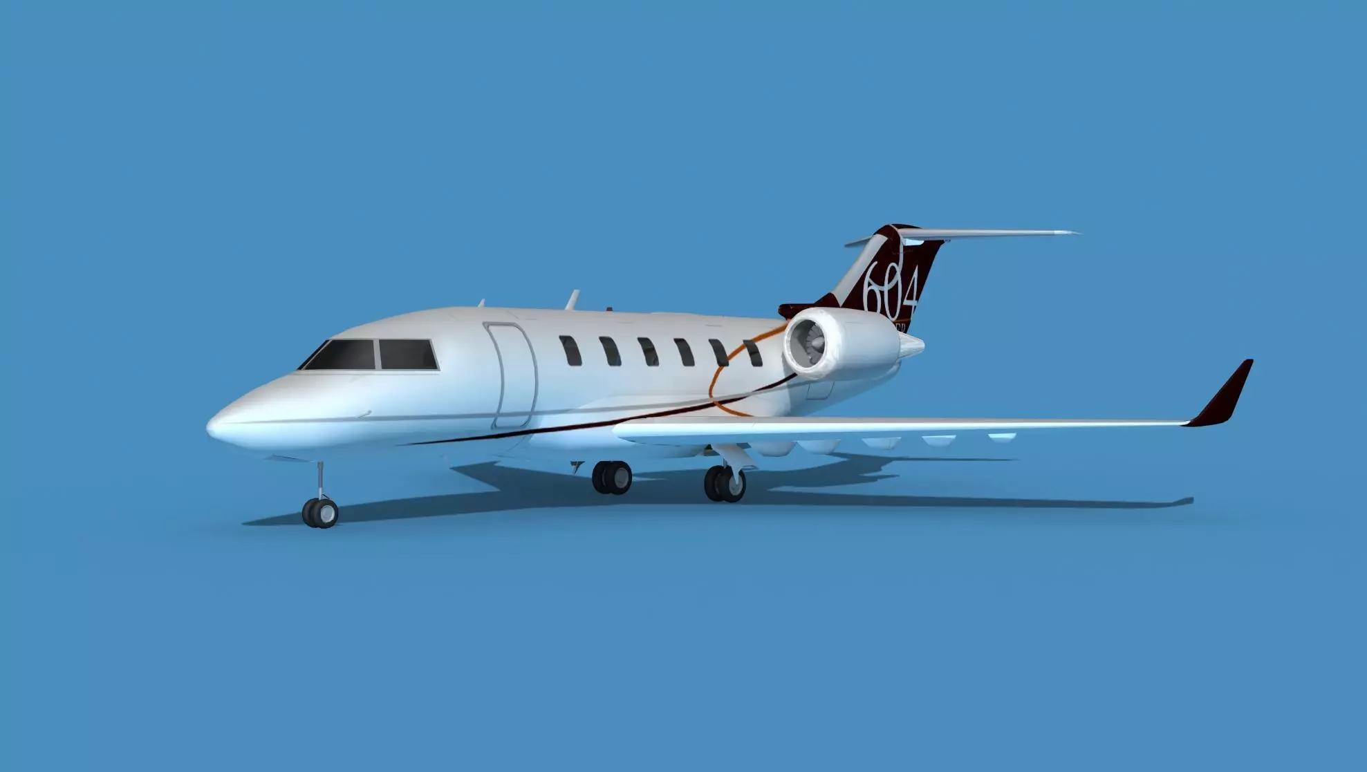 Bombardier CL-604 Challenger V01 3D model_0