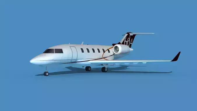 Bombardier CL-604 Challenger V01 3D model
