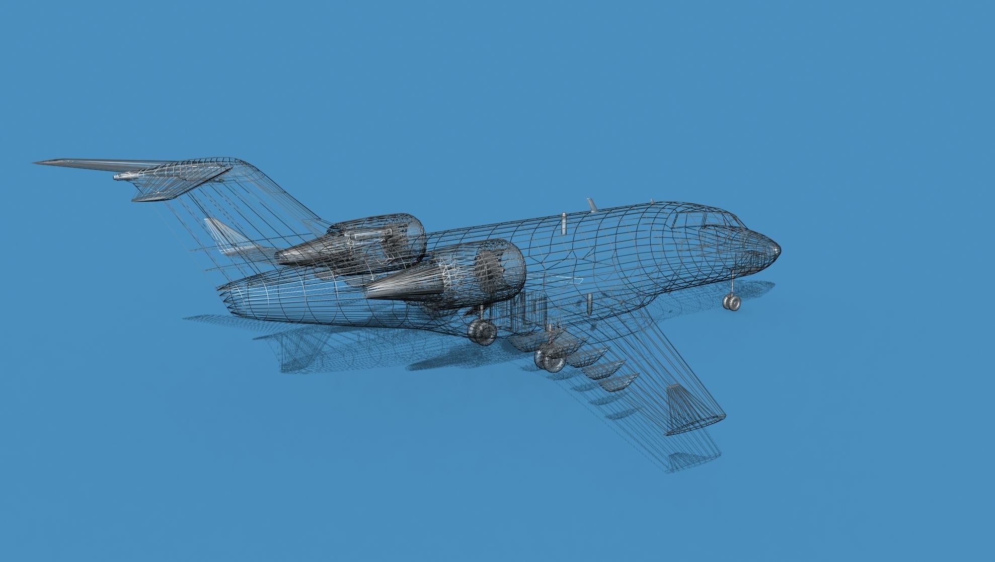 Bombardier CL-604 Challenger V02 3D model_16