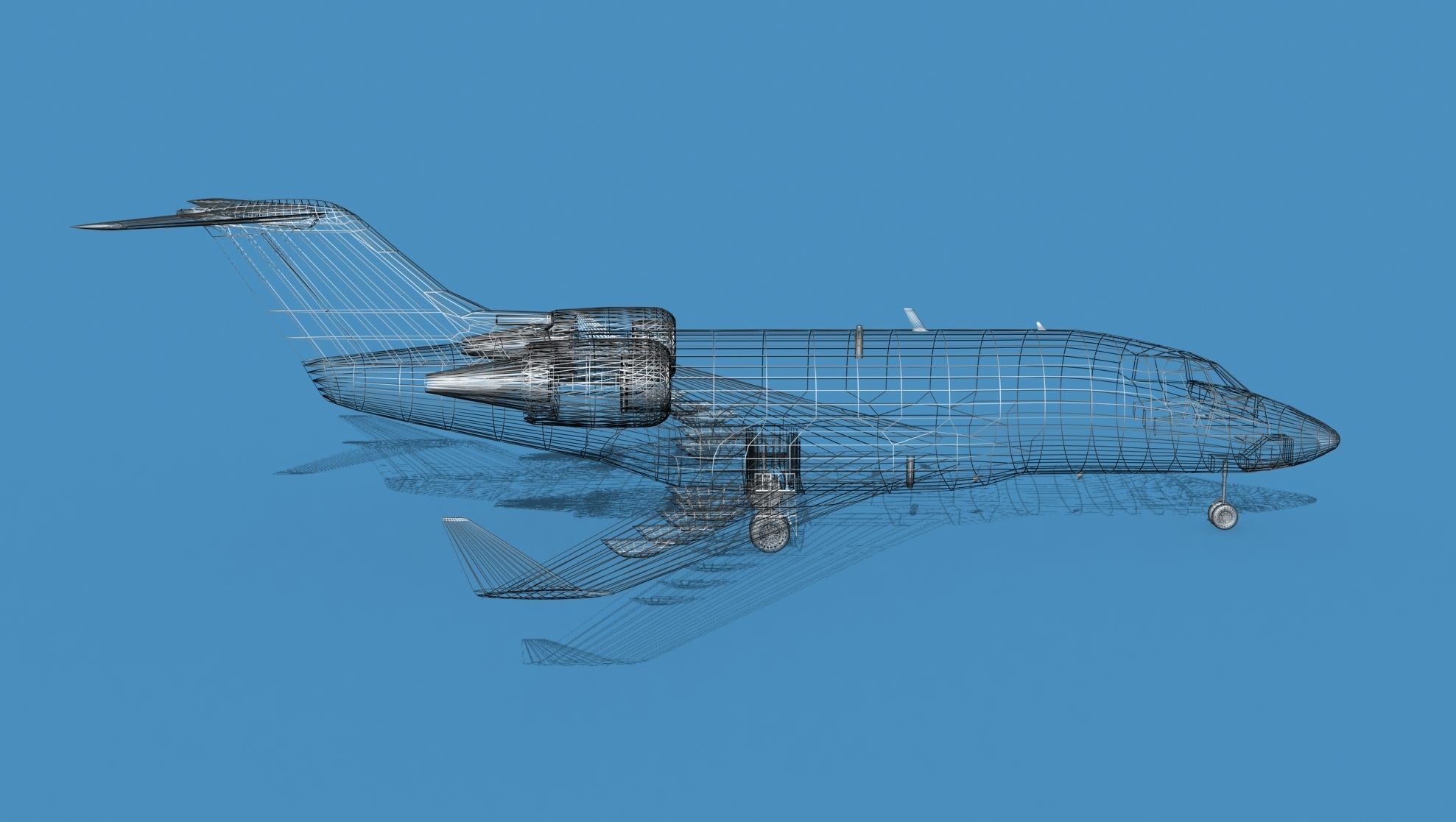 Bombardier CL-604 Challenger V02 3D model_15